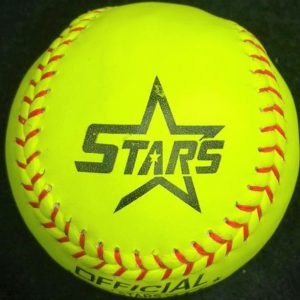 Pelota Profesional Softbol STAR`S 5 Estrellas Skin Green Shyntetic. Pack 6 Piezas.